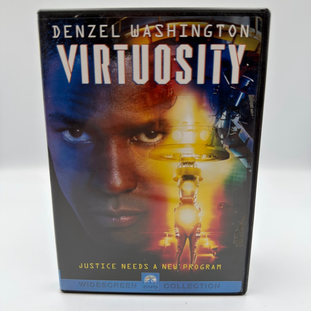 Virtuosity DVD Denzel Washington Russell Crowe Widescreen Sci-Fi Action Movie